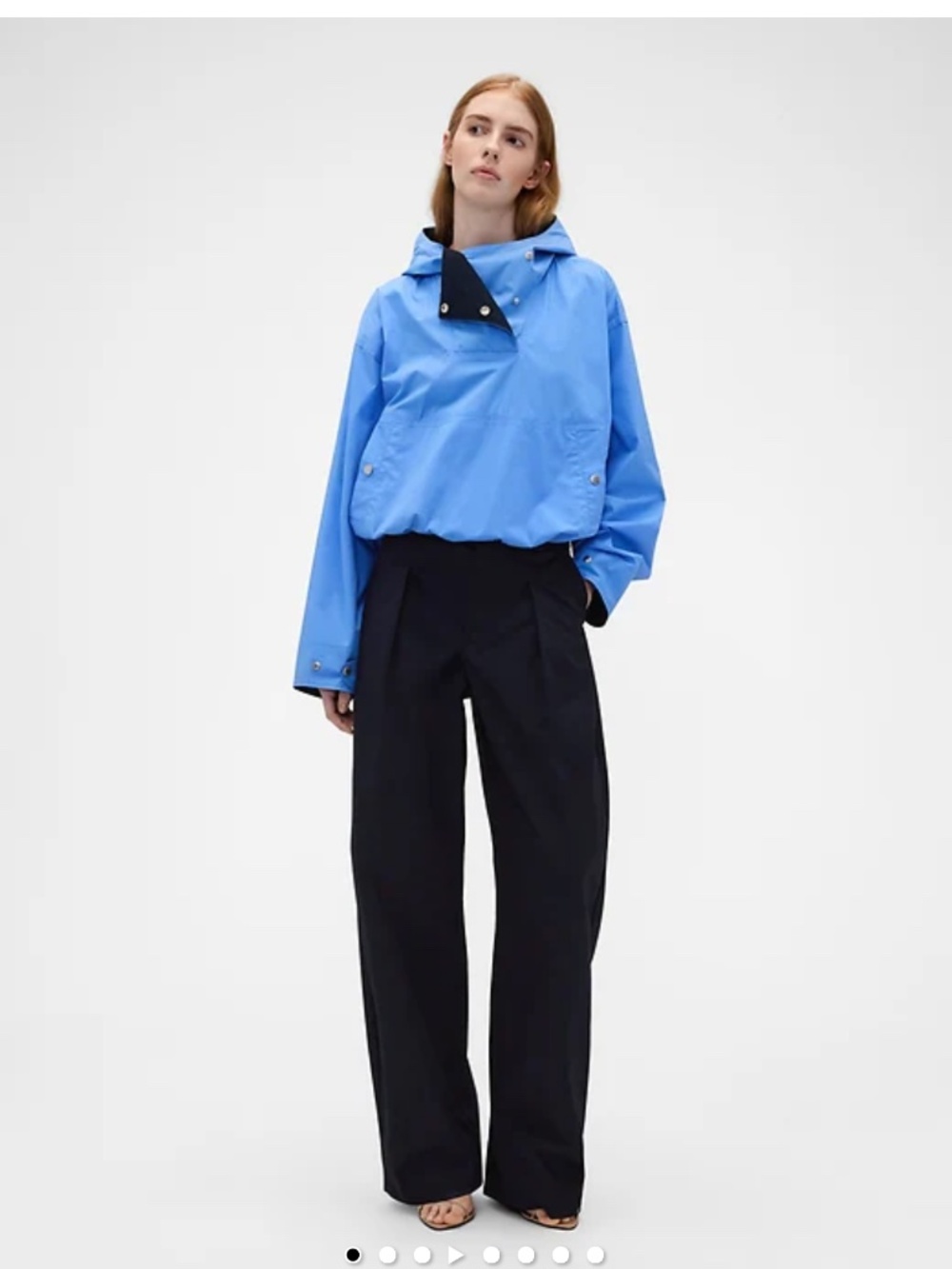 NWT Gap × Victoria Beckham High Rise Pleated Arc Trouser